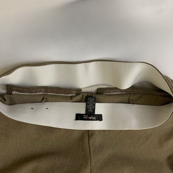 Style & Co Brown Pull on Straight Pants Petite 8PS - Picture 4 of 7